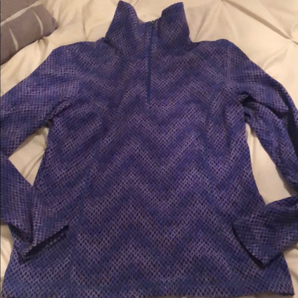 Purple fleece Columbia 1/4 zip pullover